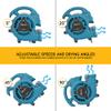 XPOWER P-80A Mini Mighty 138 W 600 CFM Centrifugal Air Mover, Carpet Dryer, Floor Fan, Blower, Stackable, Daisy Chain, for Water Damage Restoration, Janitorial, Plumbing, Home Use view 4