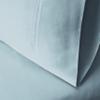600 Thread Count Cotton Blend Solid Pillowcase Set, Includes 2 Pillowcases, Extra Oversized Bedding, Pillow Protector Covers, 2 Pack, Soft Sateen Weave Finish, Standard, Light Blue view 2