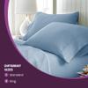 BLUENILEMILLS BNM Modal from Beechwood Ultra-Soft Duvet Cover Set, Full/Queen, Duvet Cover 90" x 92", and Pillow Shams 20" x 26", Black, 3-Pieces view 4
