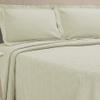 BNM Oversized Paisley Matelasse Cotton Bedspread, Jacquard Weave, Soft and Breathable, All-Season, Cozy and Lightweight, Perfect for Master or Guest Bedroom, Matching Pillow Shams, Ivory, Full view 3