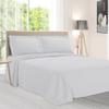 BNM Oversized Paisley Matelasse Cotton Bedspread, Jacquard Weave, Soft and Breathable, All-Season, Cozy and Lightweight, Perfect for Master or Guest Bedroom, Matching Pillow Shams, White, Full view 1