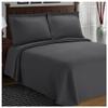 BNM Oversized Solitaire Matelasse Cotton Bedspread, Jacquard Weave, Soft and Breathable, All-Season, Cozy and Lightweight, Perfect for Master or Guest Bedroom, Matching Pillow Shams, Grey, King view 1