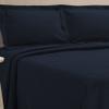 BNM Oversized Paisley Matelasse Cotton Bedspread, Jacquard Weave, Soft and Breathable, All-Season, Cozy and Lightweight, Perfect for Master or Guest Bedroom, Matching Pillow Shams, Navy Blue, Twin view 3
