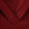 Blue Nile Mills 300 Thread Count Egyptian Cotton Striped Duvet Cover Set, Plush Luxury Bed Decor, Light Weight Bedding, Includes 1 Duvet Cover, 2 Pillow Shams, King/ California King, Burgundy view 4