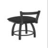 821 Catalina 18" Low Back Swivel Vanity Stool with Pewter Finish and Graph Anchor Seat view 3