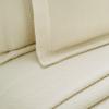 BNM Oversized Solitaire Matelasse Cotton Bedspread, Jacquard Weave, Soft and Breathable, All-Season, Cozy and Lightweight, Perfect for Master or Guest Bedroom, Matching Pillow Shams, Ivory, Queen view 2