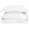 BLUENILEMILLS Egyptian Cotton Premium Duvet Cover Set, 400-Thread Count, Sateen Weave, Solid, Full/Queen, White by Blue Nile Mills view 2