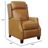 BarcaLounger Van Buren Low Leg Recliner  Shoreham Ponytail view 2