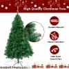 Bonnlo 6 Feet Unlit Artificial Christmas Pine Tree with Sturdy Metal Legs, Full 1050 Tips Branch for Indoor and Outdoor, Green view 2