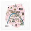 Alex Foster Illustration The Paris map view 1