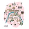 Alex Foster Illustration The Paris map view 3