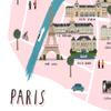 Alex Foster Illustration The Paris map view 4