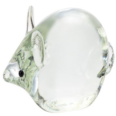 Aderia F-47115 ETOmusubi Transparent Child (Glass/Zodiac/Handmade) Made in Japan with Gift Box Interior New Year Decoration