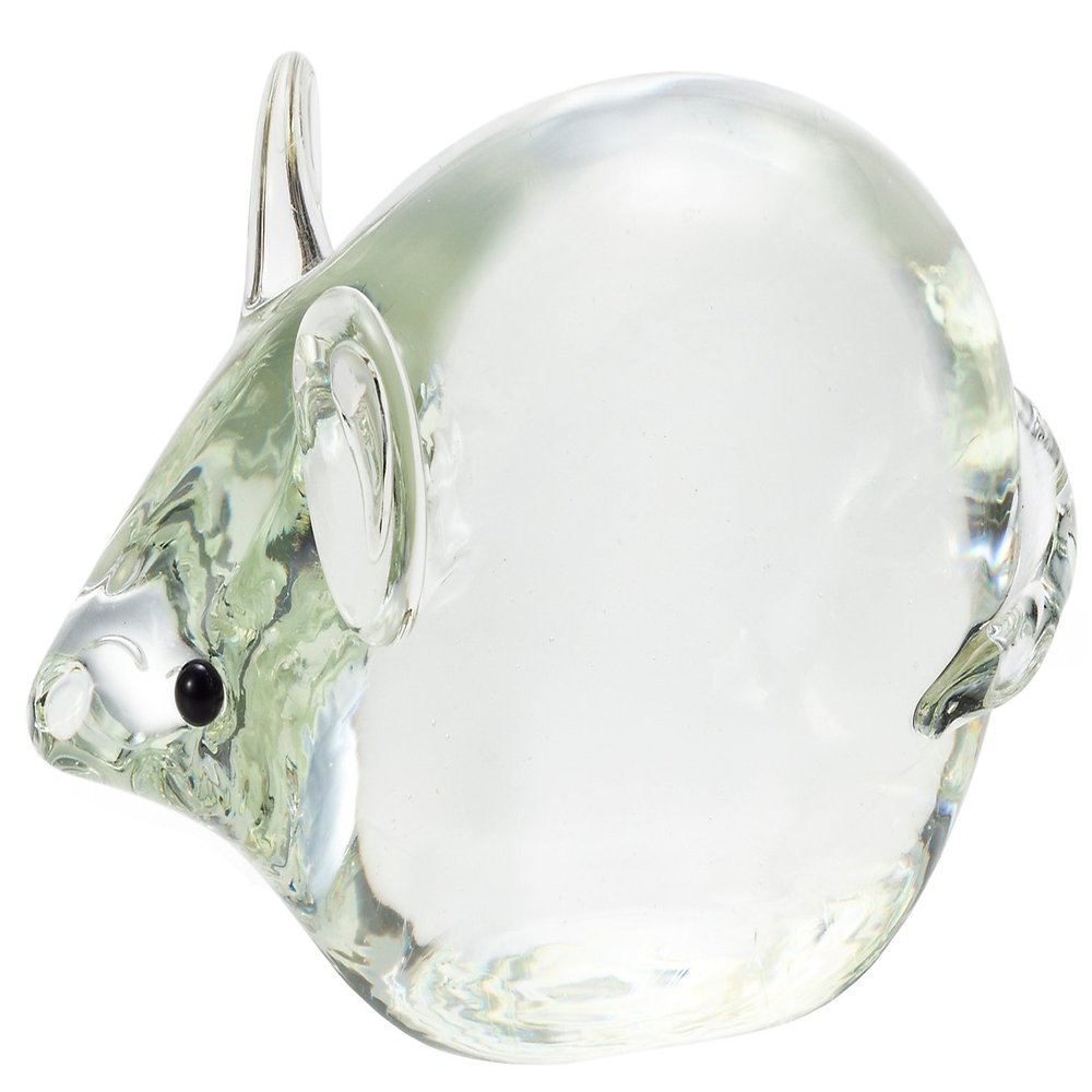 Aderia F-47115 ETOmusubi Transparent Child (Glass/Zodiac/Handmade) Made in Japan with Gift Box Interior New Year Decoration