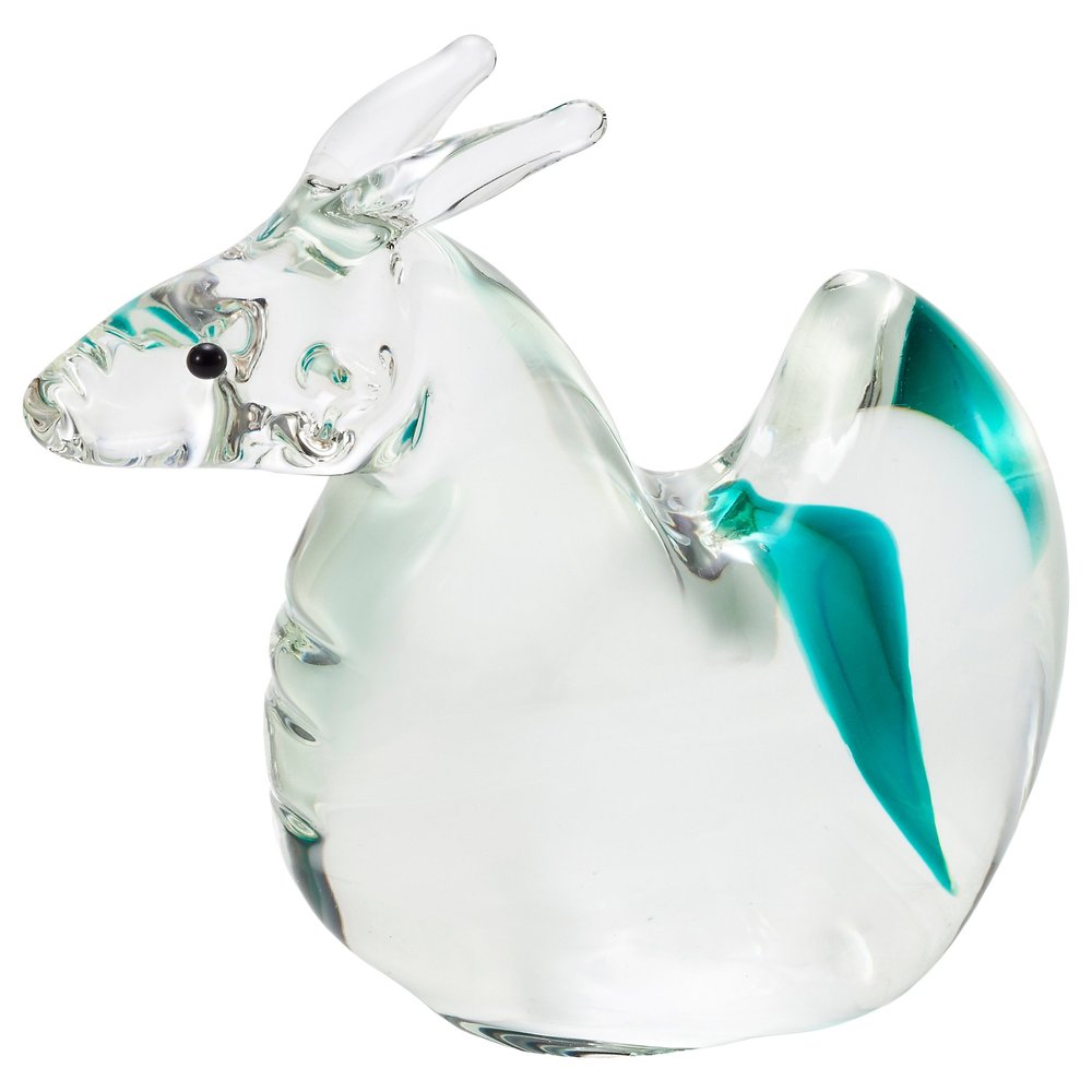 ADERIA F47131 ETO Musubi Ornament, Jade and Tinner, Made in Japan, Comes in a Cosmetic Box, Zodiac Sign, Entrance, Feng Shui, Stylish, Interior, Glass, Figurine, Gift, Gift, Wedding, Celebration,
