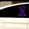 Custom Butterfly 04 in Loving Memory Personalized Car-Wall-Vinyl Decals Stickers (8 Inches) view 1