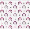 Ambesonne Hedgehog Shower Curtain, Colorful Spiky Animals with Faces Doodle Flowers Cartoon Style Image, Cloth Fabric Bathroom Decor Set with Hooks, 69" W x 70" L, Pink Lilac Black view 2