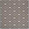 SAFAVIEH Washable Rug Outdoor Linden Collection - 4' x 6', Light Grey & Charcoal, Non-Shedding & Easy to Clean, Ideal for Patio, Backyard, Mudroom (LND132A) view 1