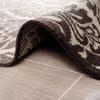 SAFAVIEH Washable Rug Outdoor Linden Collection - 4' x 6', Natural & Brown, Non-Shedding & Easy to Clean, Ideal for Patio, Backyard, Mudroom (LND135B) view 3