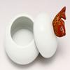 24to3(Nishitomi) imari Ware sea Bream Kagami Mochi Type lid view 2