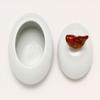 24to3(Nishitomi) imari Ware sea Bream Kagami Mochi Type lid view 4