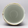 24to3(Nishitomi) Imari Ware Tokushichi Kiln Swirl Grass Teacup Blue view 3
