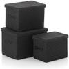 Kela LINE 32124 Kela line-32124-Set of 3 Baskets Rimossa Black view 1