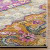 SAFAVIEH Area Rug 8x10 - Madison Collection - Large - Light Grey & Fuchsia, Boho Chic Medallion Design, Non-Shedding & Easy Cleaning, Ideal for Living Room, Bedroom, Office, Dining Space (MAD119G) view 3