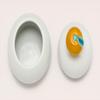 24to3(Nishitomi) imari ware orange kagami mochi type lid view 4