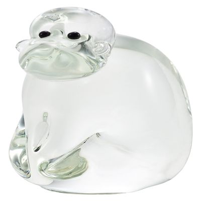 ADERIA F47123 ETO Musubi Ornament, Clear, Made in Japan, Zodiac Sign, Entrance, Feng Shui, Stylish, Interior Glass, Figurine, Gift, Women's, Mother's Day, Dishes, Father's Day, Husband's Day,
