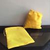 5"x7" COTTON SINGLE DRAWSTRING MUSLIN BAGS (YELLOW COLOR) (100) view 2