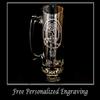 Clan Broun Scottish Crest 27oz Glass Stein  Engraved Family Heraldry Beer Mug With Personalization view 4