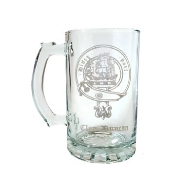 Clan Duncan Scottish Clan Crest 27oz Stein  Personalized Heraldic Engraving