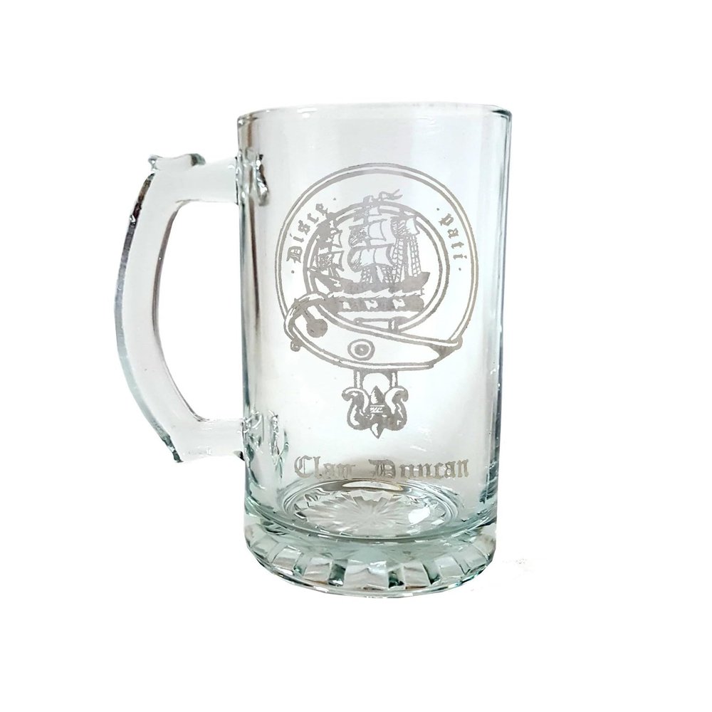 Clan Duncan Scottish Clan Crest 27oz Stein  Personalized Heraldic Engraving