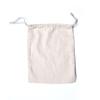 10"x12" COTTON DOUBLE DRAWSTRING MUSLIN BAGS (Natural Color)- Set Of 12 view 1