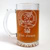 Forsyth Scottish Clan Crest Glass Stein 27 oz  Personalized Heraldic Engraving view 3