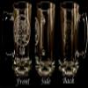 Forsyth Scottish Clan Crest Glass Stein 27 oz  Personalized Heraldic Engraving view 4