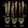 Hope Scottish Family Clan Crest 27oz Stein - Personalized Heraldic Engraving view 3