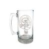 MacBeth Scottish Clan Crest Glass Stein 27 oz  Personalized Heraldic Engraving view 1