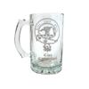 Clan Carmichael Scottish Crest 27oz Stein Set of 4Personalized Heraldic Engraving view 1