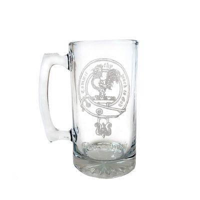 Clan Sinclair Scottish Crest 27oz Stein  Personalized Heraldic Engraving