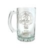 Clan Crawford Scottish Crest 27oz Stein - Personalized Heraldic Engraving view 1