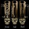 Clan Elliott Scottish Crest 27oz Stein, Family Crest Beer Mug With Engraved Personalization Included view 3