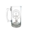 Lamont Scottish Clan Crest 27oz Glass Stein  Personalized Heraldic Engraving view 1