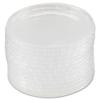 Plug-Style Deli Container Lids, Clear, 50/Pack, 10 Pack/Carton view 1