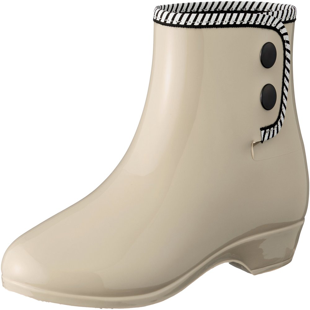 Maruryo() Women's Rain Boot, Beige, 22.5~23.0 cm 2E