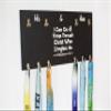 His and Hers Running Medal Holder - Carved Sign - Philipians 4:13 view 2
