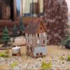 Midene Ceramic Tea Light Candle Holder Home Decor Historic Miniature House of The Original Pottery in Kaysersberg Tiny Handmade view 4