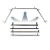 A&F Rod Dcor - Bay Window Single Curtain Rod Modification 120-170" - Antique Brass view 3