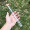 110ml Taller Glass Bottles Vials Jars Test Tube with Cork Stopper Empty Custom Bottles Print Logo Pattem Bottles 12pcs (12, 110ml-30x236mm) view 2